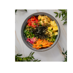 SPICY TOFU POKE BOWL (V/Veg)